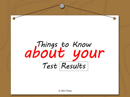 graphic of sign with the words Things to Know about your Test Results