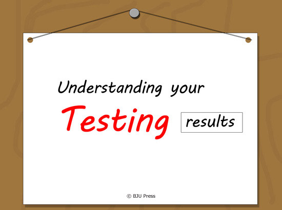 image of a door sign that says "understanding your testing results"
