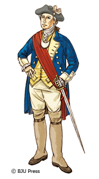 George Washington in military dress