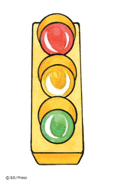 illustration of stoplight