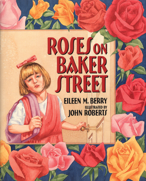 book cover for Roses on Baker Street by Eileen Berry. published by BJU Press