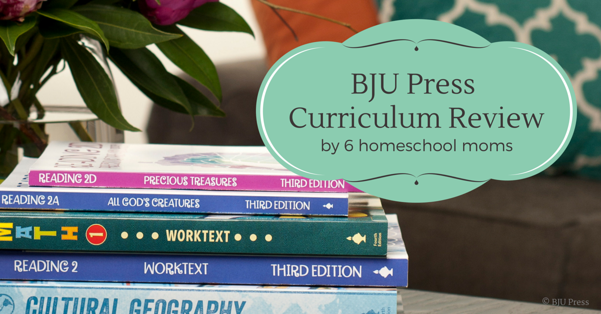 BJU Press Curriculum Review by 6 homeschool moms