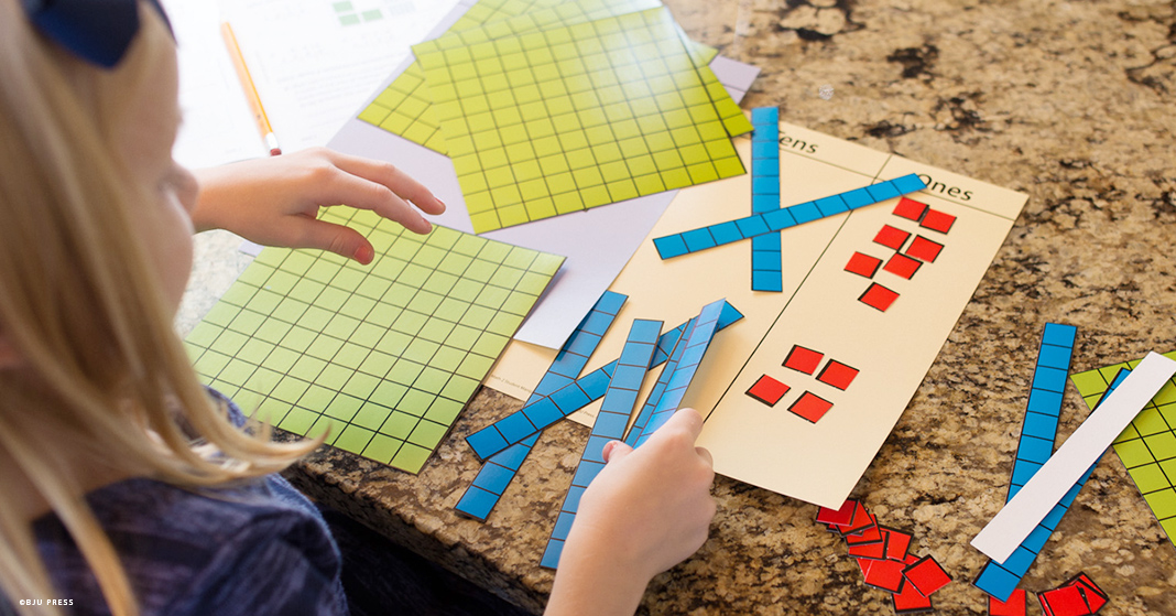 comprehension with math manipulatives