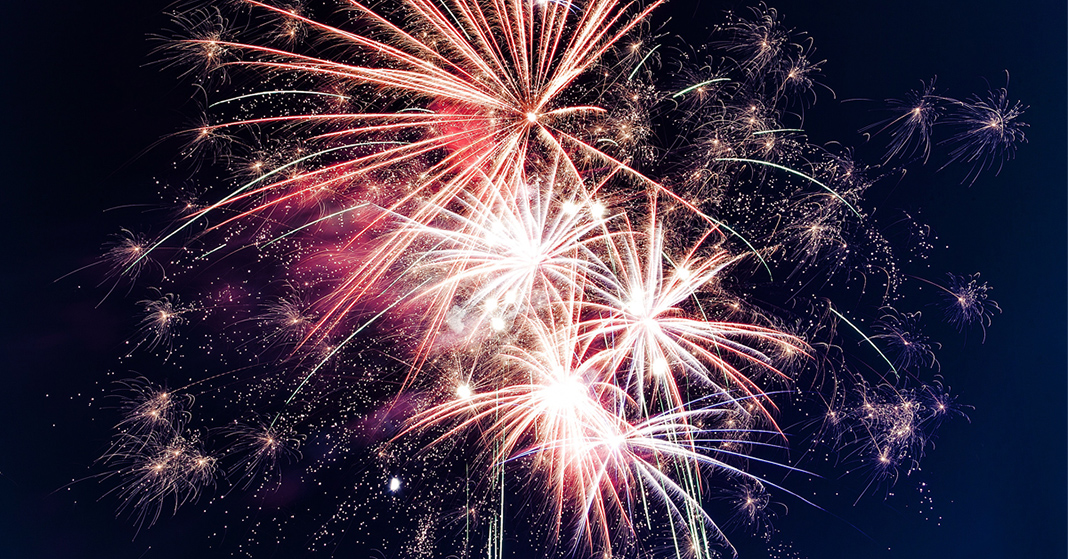 celebrating independence with fireworks