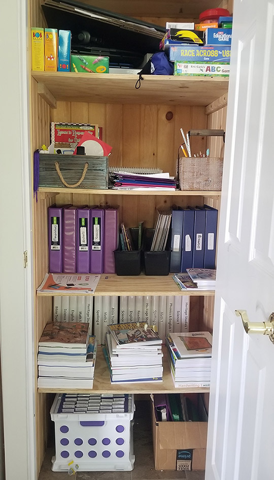 25 Ideas for Homeschool Organization in a Small Space - Proverbial